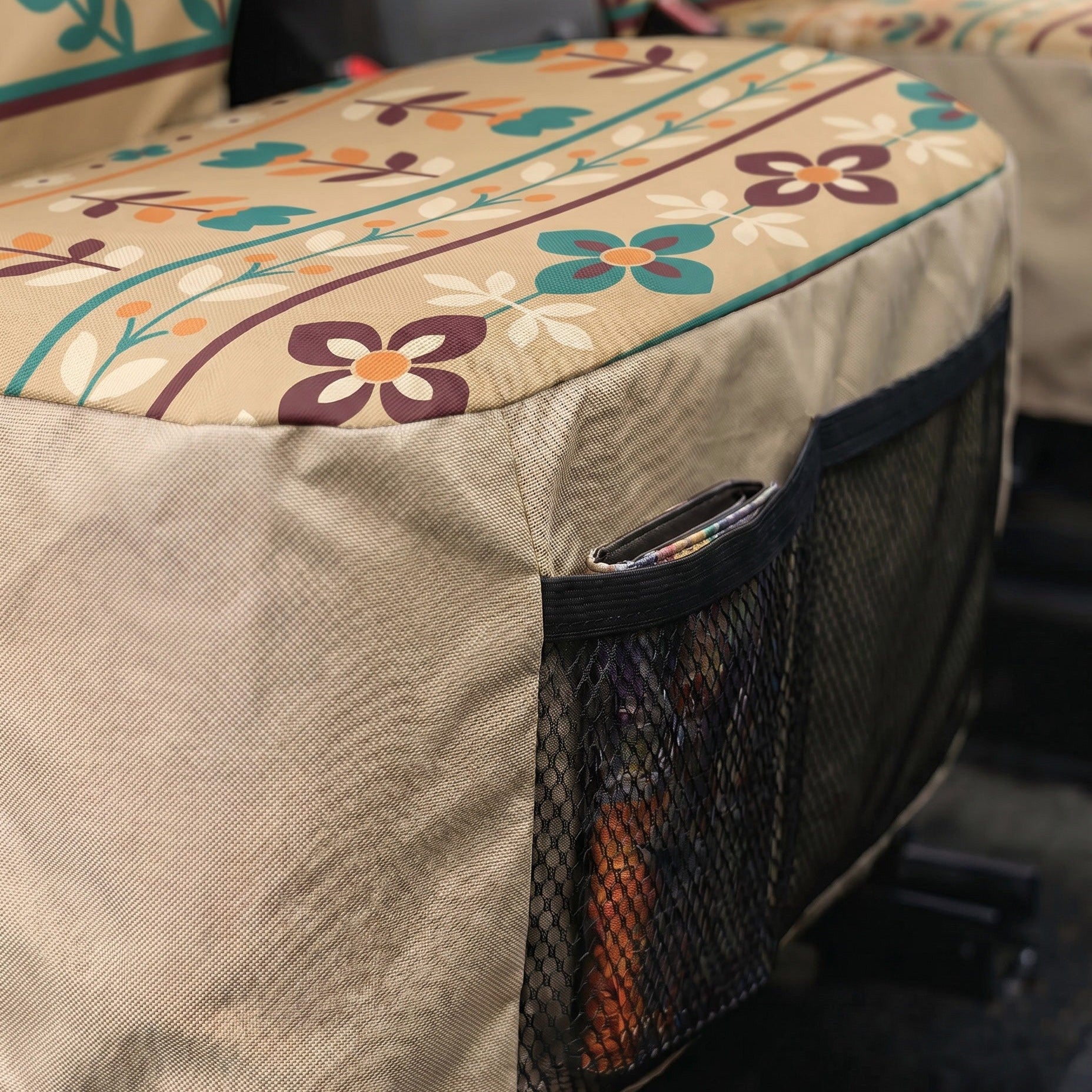 Folk Blossom - Single Seat Cover