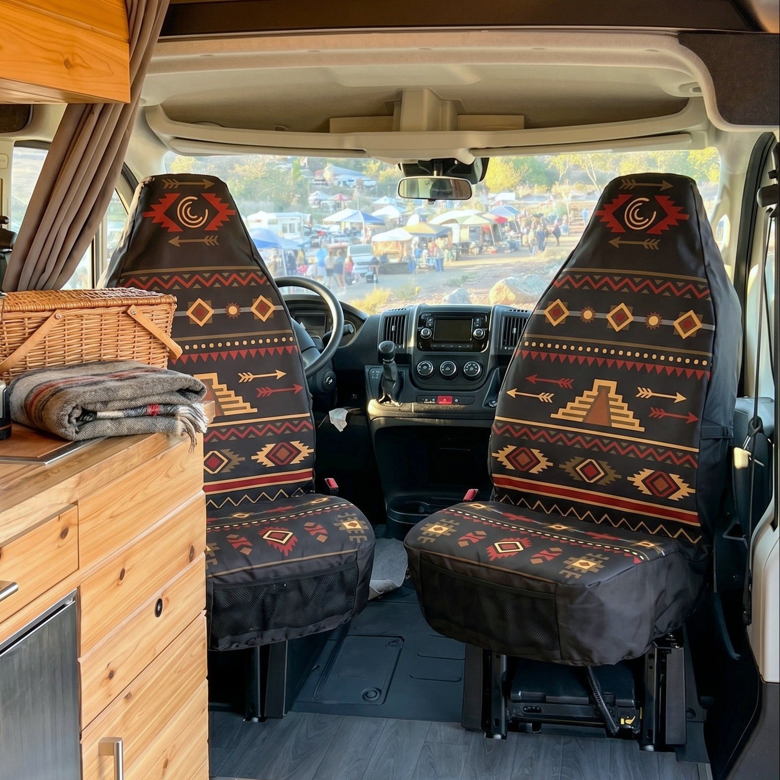 Aztec Ember - Single Seat Cover