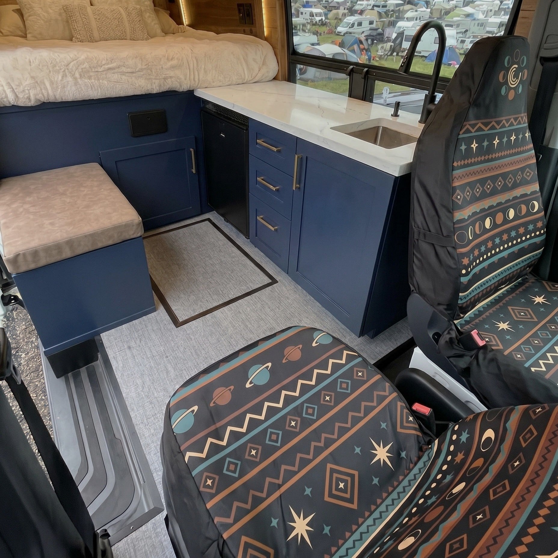 Cosmic Wanderer - Single Seat Cover