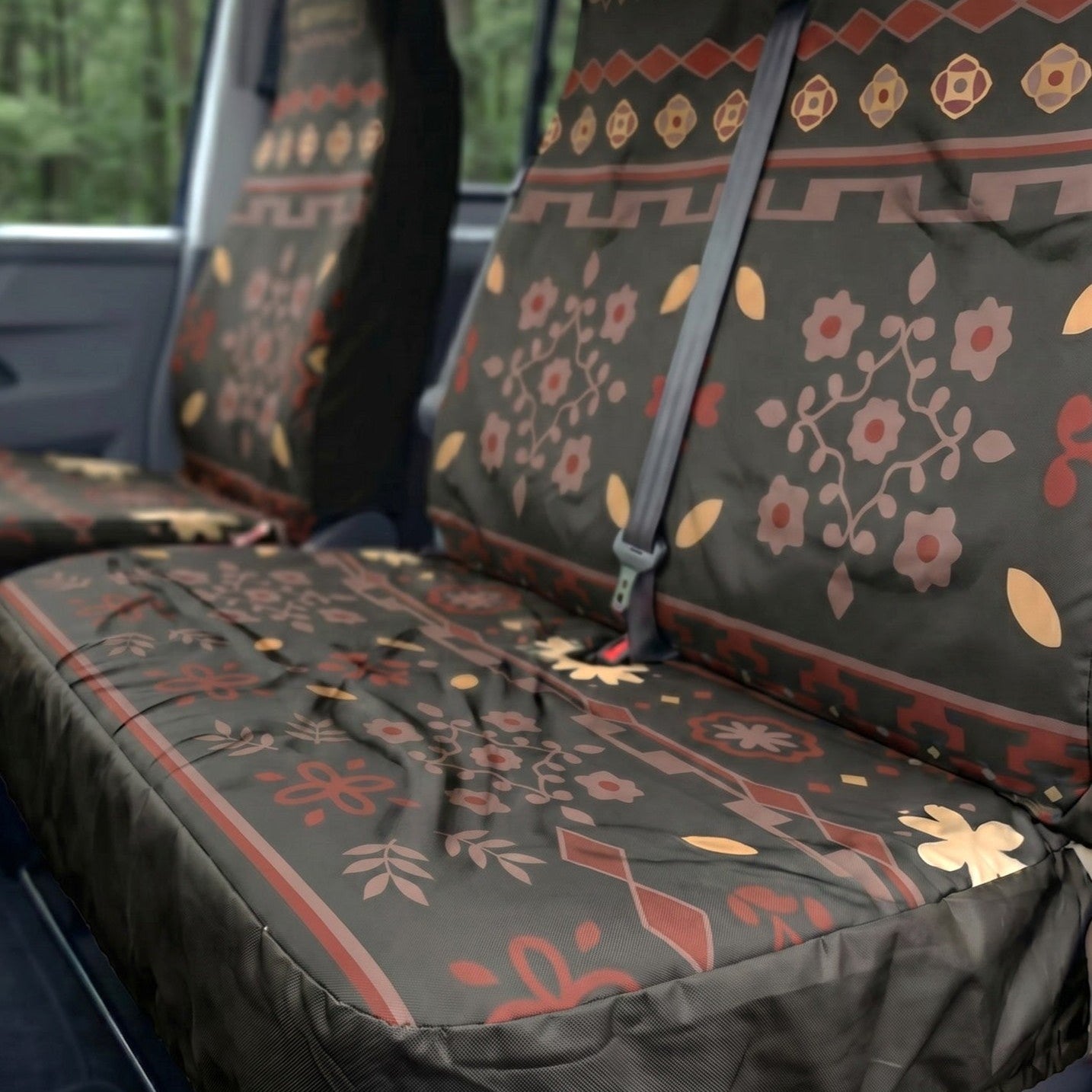 Rustic Bloom - Double Seat Cover